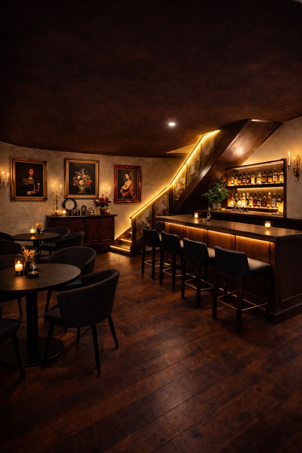 Bar e bancone con scorci di musica live